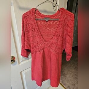 Apt. 9 Mauve Colored Textured Knit Top
